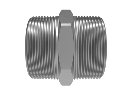 2 1/2" NPT Male Straight Connector –3D CAD Model (STEP, STL, IGES, DWG, DXF)