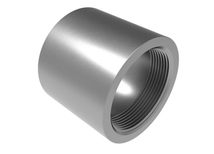 2" NPT Female Straight Connector | Download 3D Files (STEP, STL, IGES, DWG)