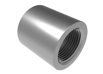 3/4" NPT Female Straight Connector | Download 3D Files (STEP, STL, IGES, DWG)