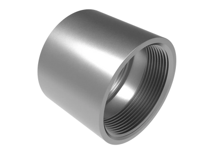 3" NPT Female Straight Connector | Download 3D Files (STEP, STL, IGES, DWG)