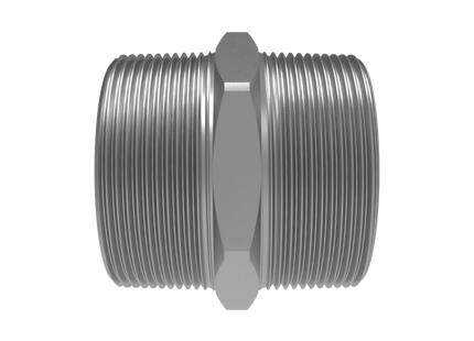 3" NPT Male Straight Connector –3D CAD Model (STEP, STL, IGES, DWG, DXF)