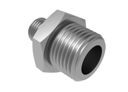 Straight Reducer 1/2″ x 1/4″ NPT Male – 3D CAD Model Download (STEP, IGES, STL, DWG, DXF)
