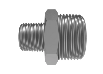 Straight Reducer 1″ x 1/2″ NPT Male – 3D CAD Model Download (STEP, IGES, STL, DWG, DXF)