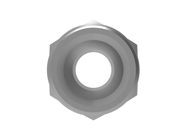 Straight Reducer 1″ x 3/4″ NPT Male – 3D CAD Model Download (STEP, IGES, STL, DWG, DXF)