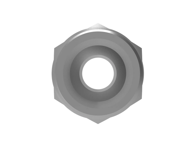 Straight Reducer 3/4″ x 1/2″ NPT Male – 3D CAD Model Download (STEP, IGES, STL, DWG, DXF)
