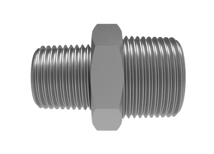 Straight Reducer 3/4″ x 1/2″ NPT Male – 3D CAD Model Download (STEP, IGES, STL, DWG, DXF)