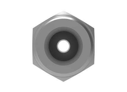 Straight Reducer 3/8″ x 1/8″ NPT Male – 3D CAD Model Download (STEP, IGES, STL, DWG, DXF)