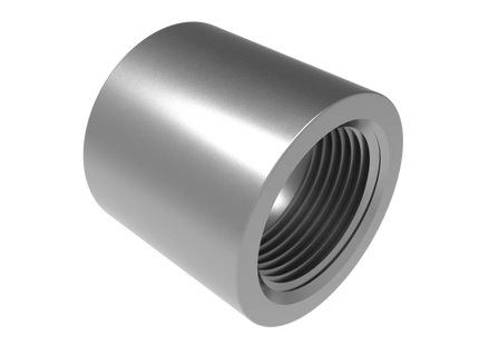 1" NPT Female Straight Connector | Download 3D Files (STEP, STL, IGES, DWG)